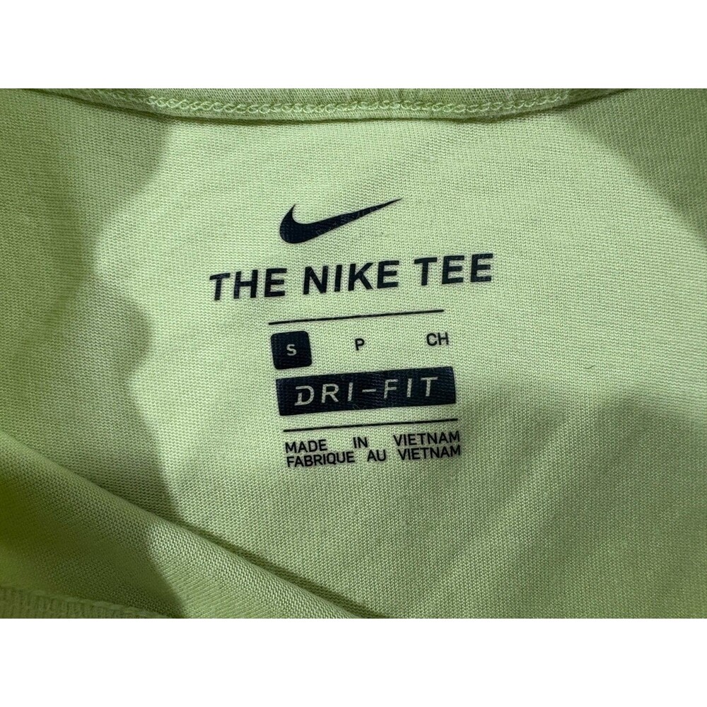 Nike Mens Trail Dri-FIT Crew Short Sleeve T-Shirt Light Lemon Twist Tee Sz S - Picture 7 of 10